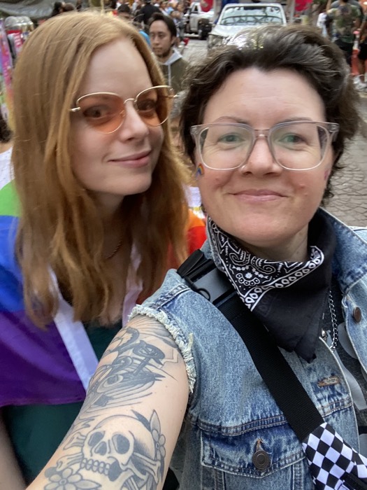 Beck and Ellen at Pride